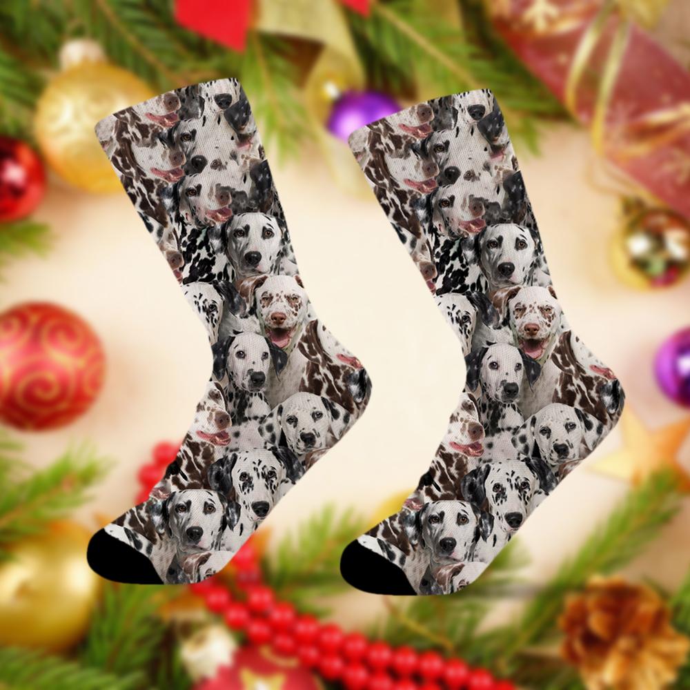 A Bunch Of Dalmatians Socks