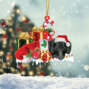 Dashuand (Black) Merry Christmas Hanging Ornament-0211