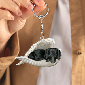 Dashuand (Black)1 Sleeping Angel Acrylic Keychain