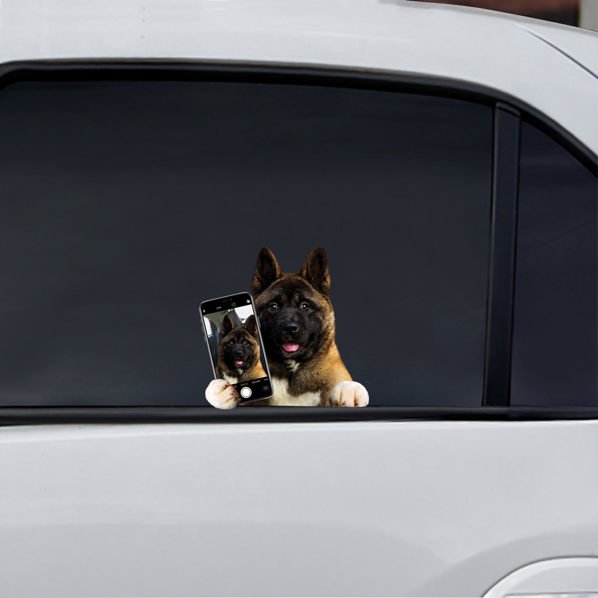 Do You Like My Selfie - American Akita Car/ Door/ Fridge/ Laptop Sticker V1