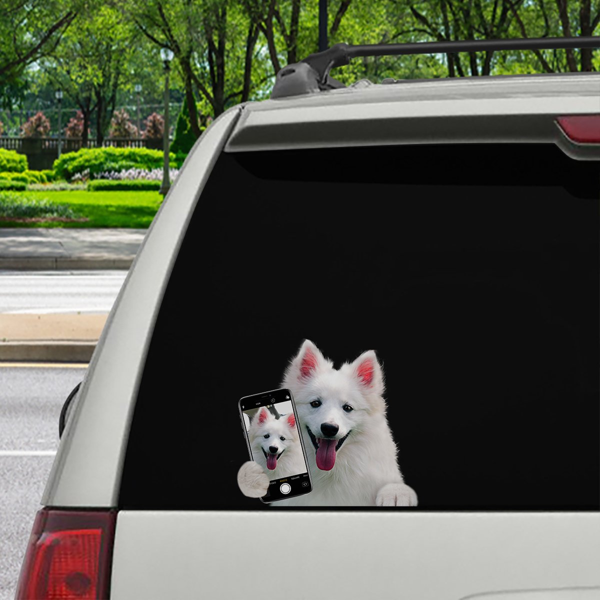 Do You Like My Selfie - American Eskimo Car/ Door/ Fridge/ Laptop Sticker V1