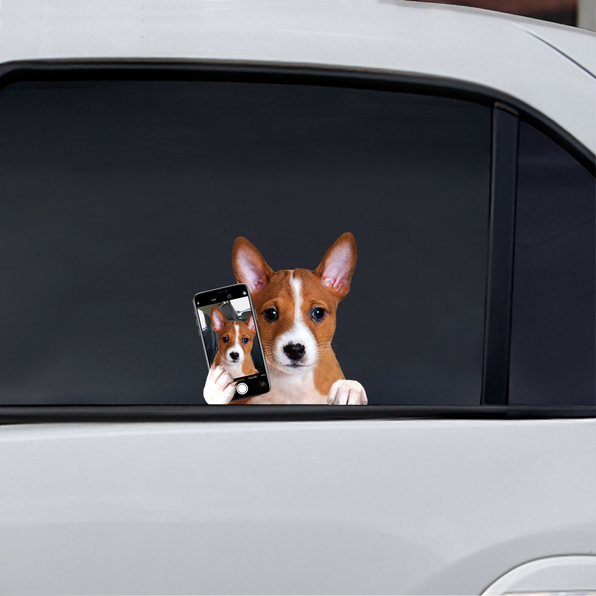 Do You Like My Selfie - Basenji Car/ Door/ Fridge/ Laptop Sticker V1
