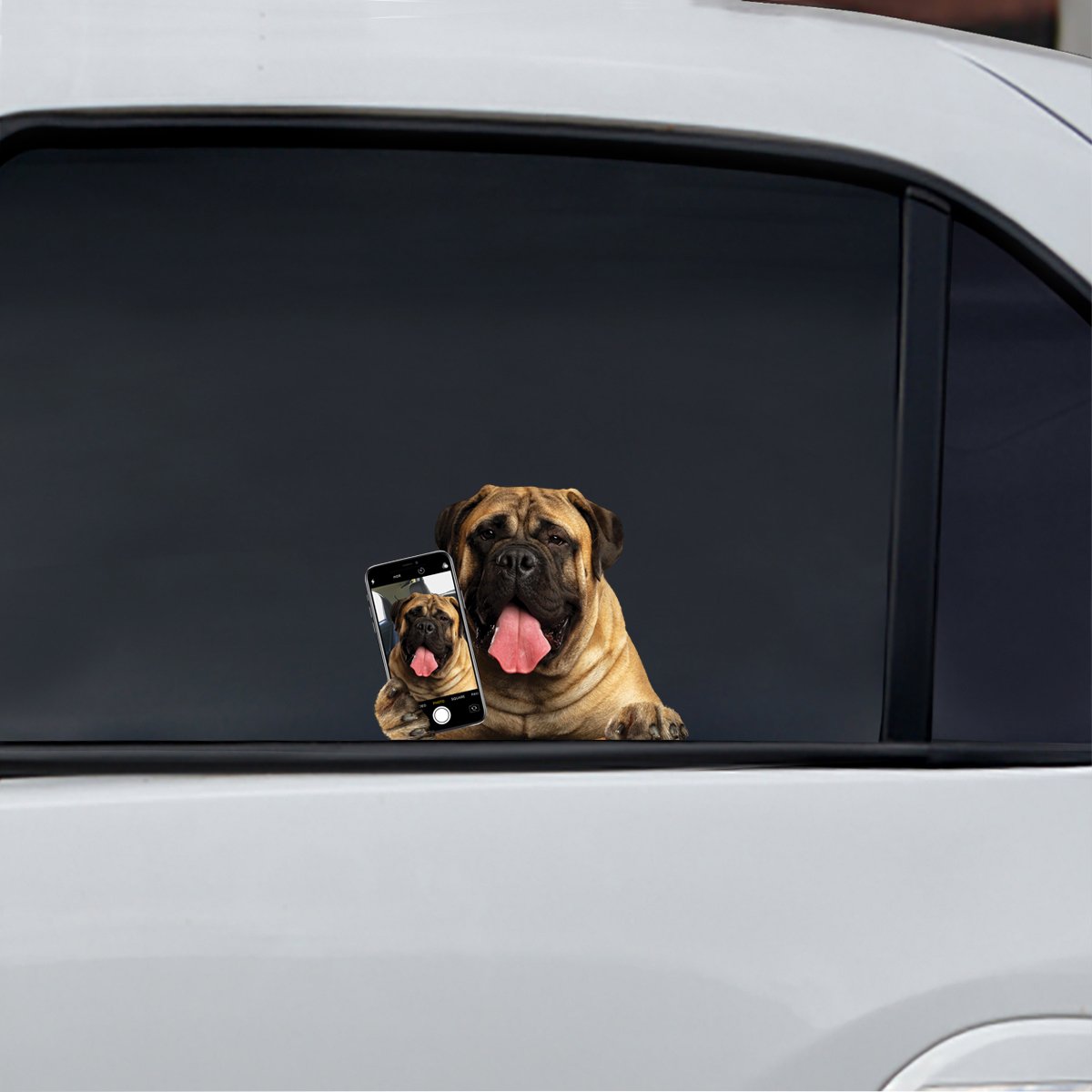 Do You Like My Selfie - Bullmastiff Car/ Door/ Fridge/ Laptop Sticker V1