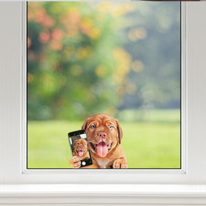 Do You Like My Selfie - Dogue De Bordeaux Car/ Door/ Fridge/ Laptop Sticker V1