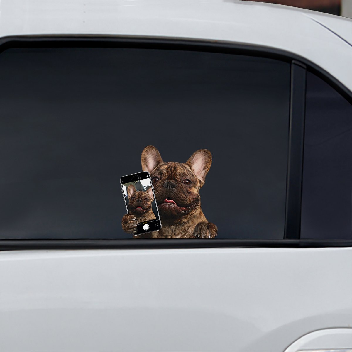 Do You Like My Selfie - French Bulldog Car/ Door/ Fridge/ Laptop Sticker V1