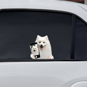 Do You Like My Selfie - Japanese Spitz Car/ Door/ Fridge/ Laptop Sticker V1