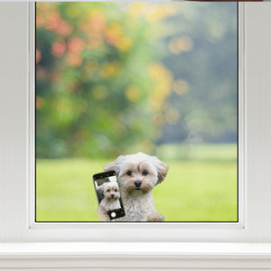 Do You Like My Selfie - Morkie Car/ Door/ Fridge/ Laptop Sticker V1