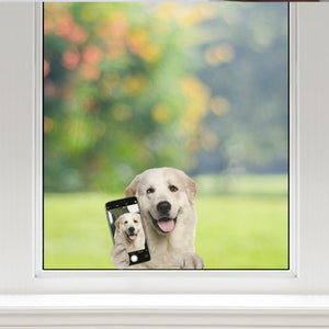 Do You Like My Selfie - Pyrenean Mountain Car/ Door/ Fridge/ Laptop Sticker V1