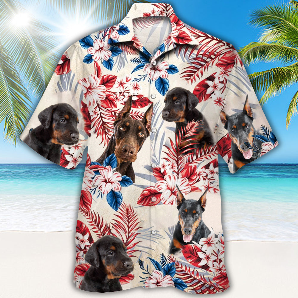 Doberman Hawaiian Shirt