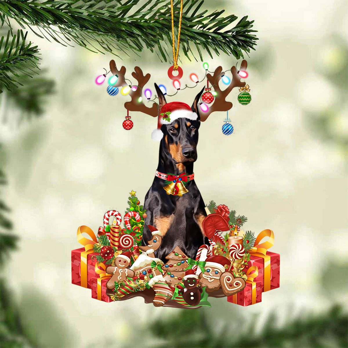 Doberman Pinscher -2022 New Release Christmas Ornament
