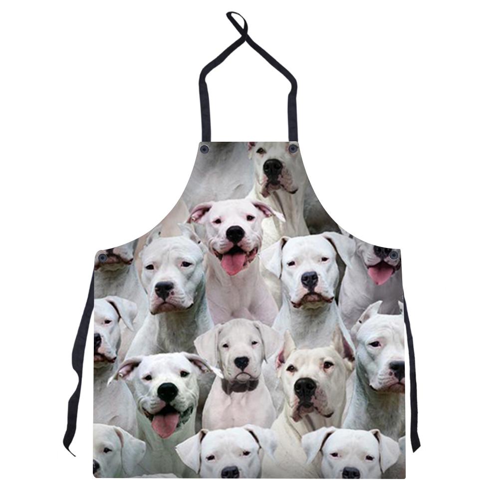 A Bunch Of Dogo Argentinos Apron/Great Gift Idea For Christmas