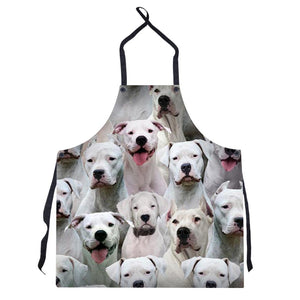 A Bunch Of Dogo Argentinos Apron/Great Gift Idea For Christmas