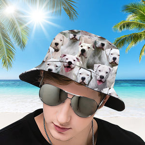 A Bunch Of Dogo Argentinoes Bucket Hat