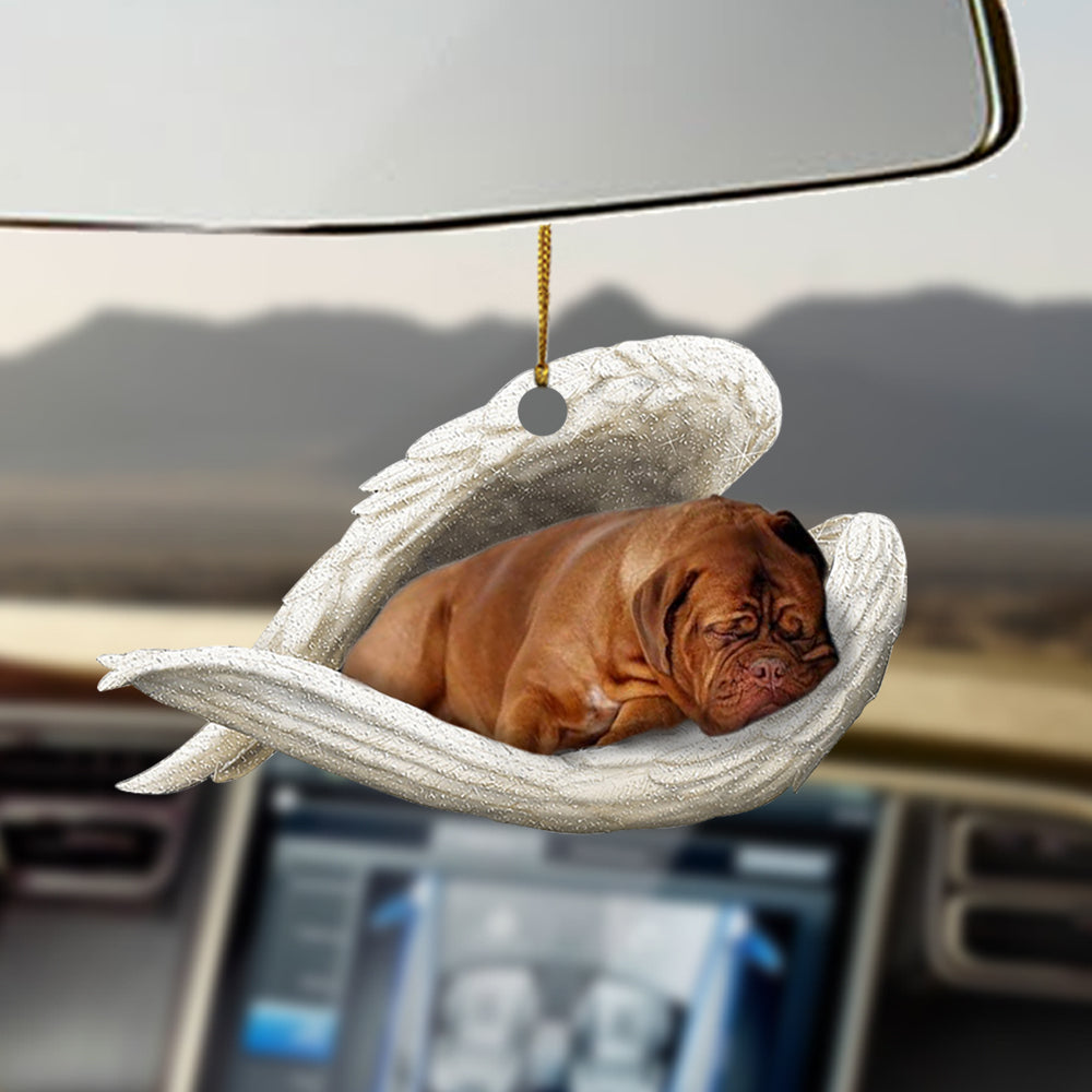 Dogue de Bordeaux Sleeping Angel Ornament Sleeping Angel Car Hanging Ornament
