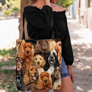 A Bunch Of Cocker Spaniels Tote Bag
