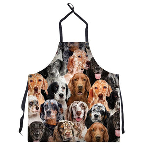 A Bunch Of English Setters Apron/Great Gift Idea For Christmas