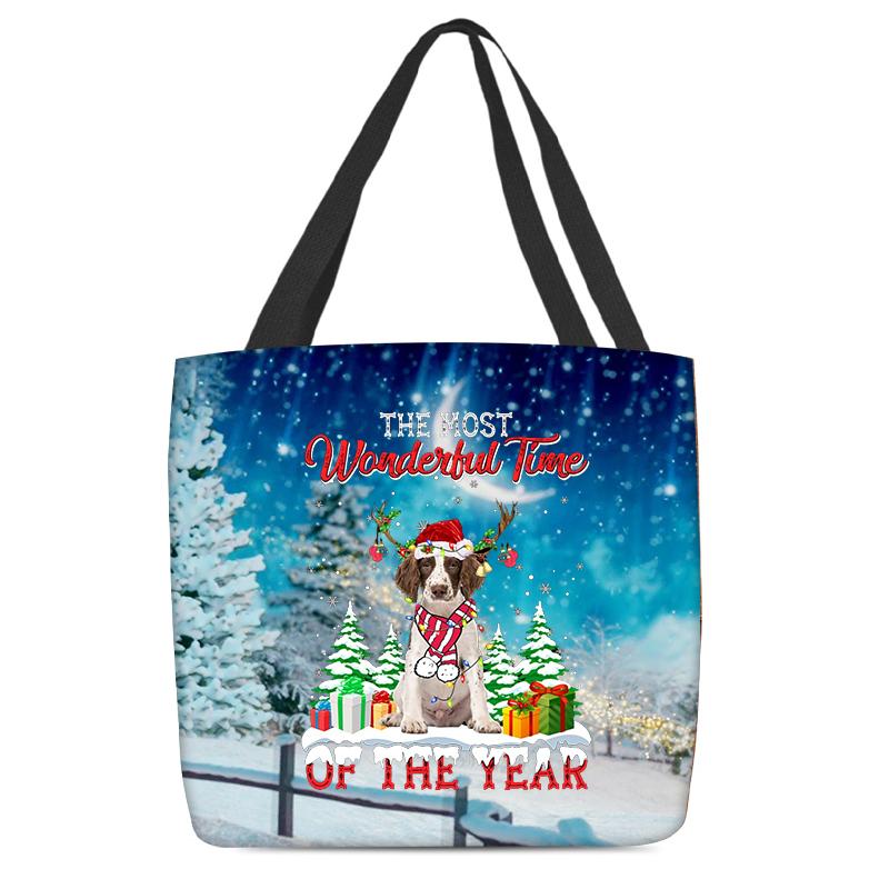 English Springer Spaniel Christmas Tote Bag