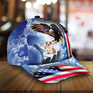 English Bulldog Perfect One Nation Under God Cap For Patriots And Dog Lovers