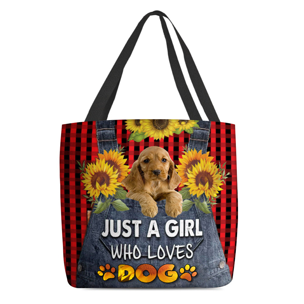 English Cocker Spaniel-Just A Girl Who Loves Dog Tote Bag