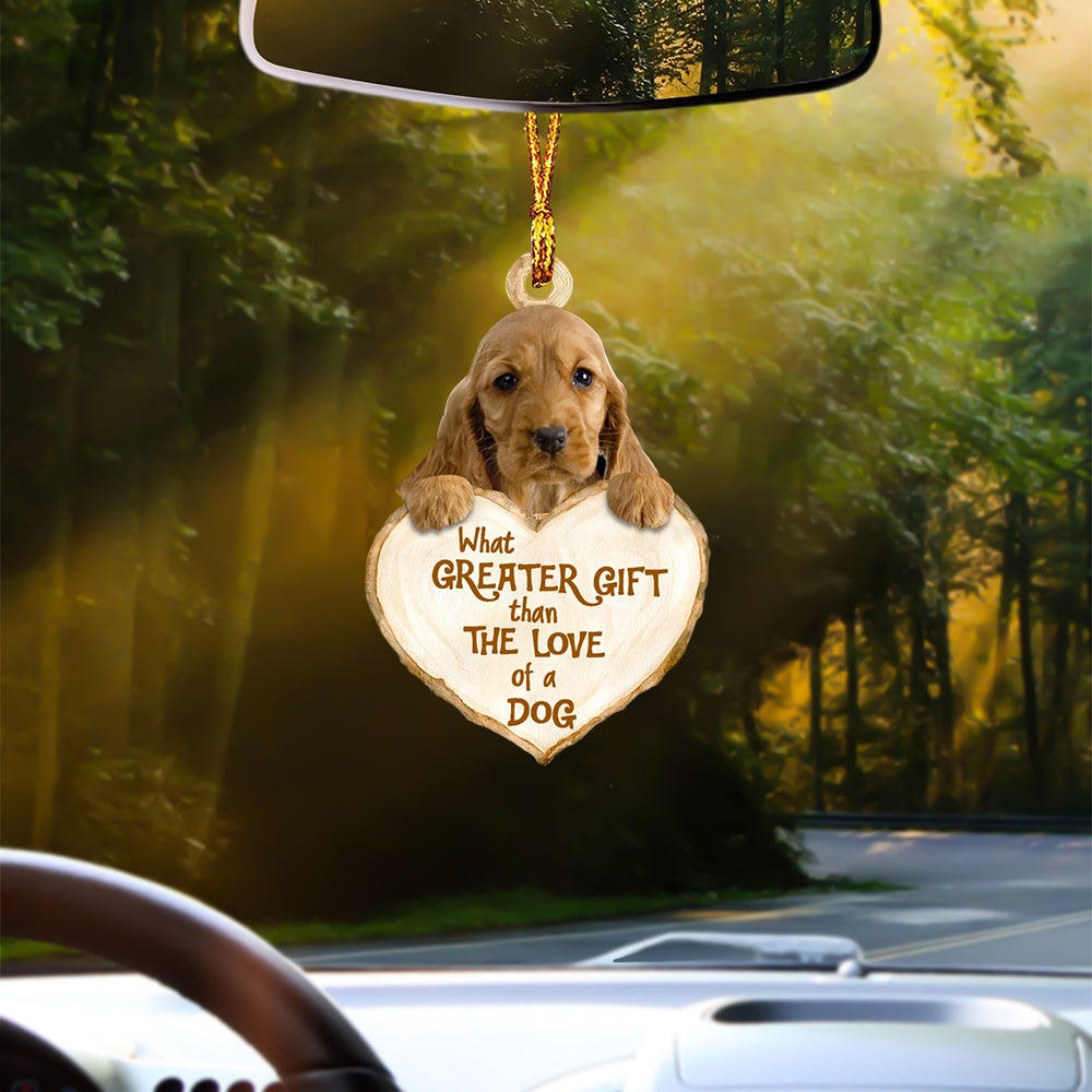 English Cocker Spaniel Greater Gift Car Hanging Ornament