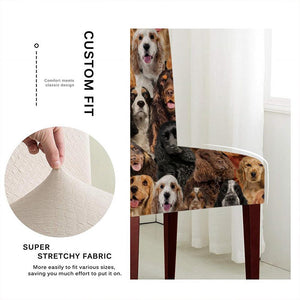 A Bunch Of English Cocker Spaniels Chair Cover/Great Gift Idea For Dog Lovers