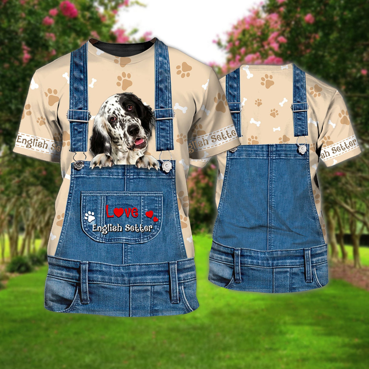 Love English Setter Cute Unisex T-shirt
