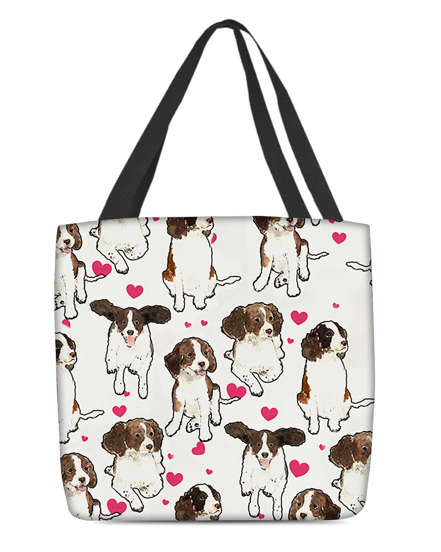 Cute English Springer Spanie Tote Bag