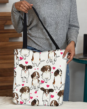 Cute English Springer Spanie Tote Bag