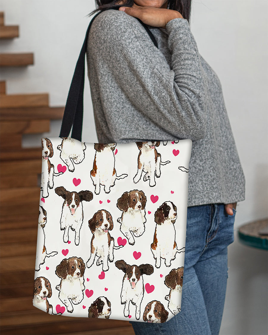 Cute English Springer Spanie Tote Bag