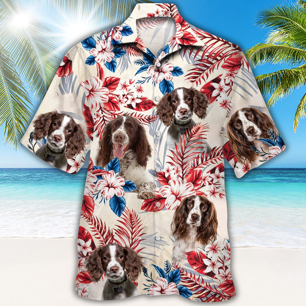 English Springer Spaniel Hawaiian Shirt