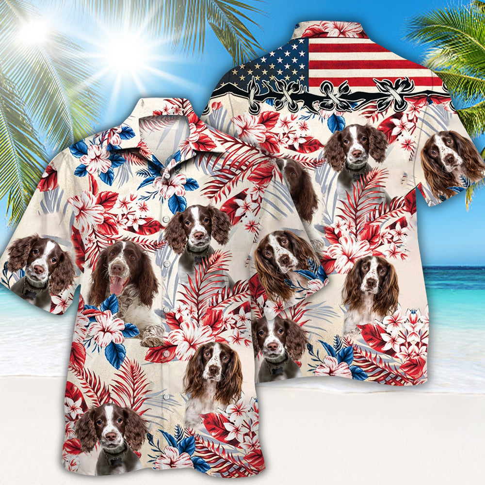 English Springer Spaniel Hawaiian Shirt