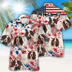 English Springer Spaniel Hawaiian Shirt
