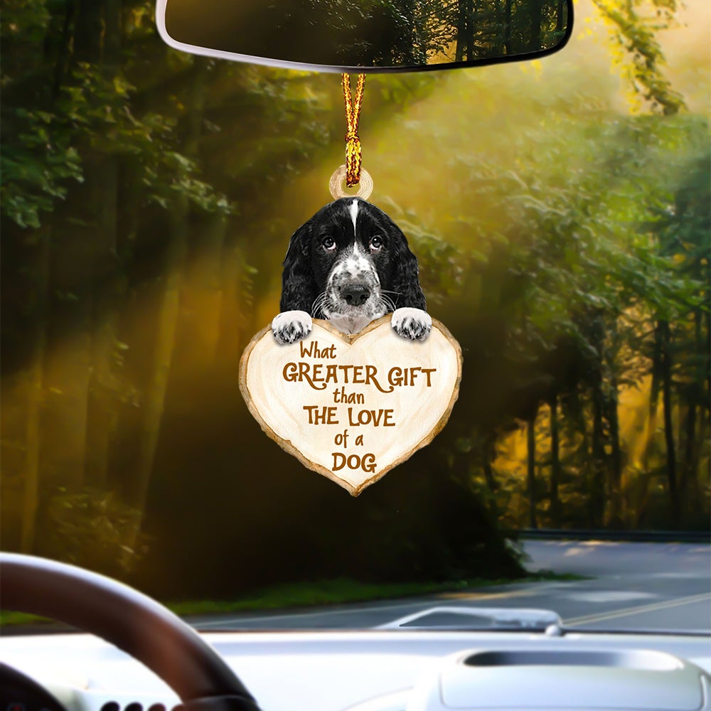 English Springer Spaniel 2 Greater Gift Car Hanging Ornament