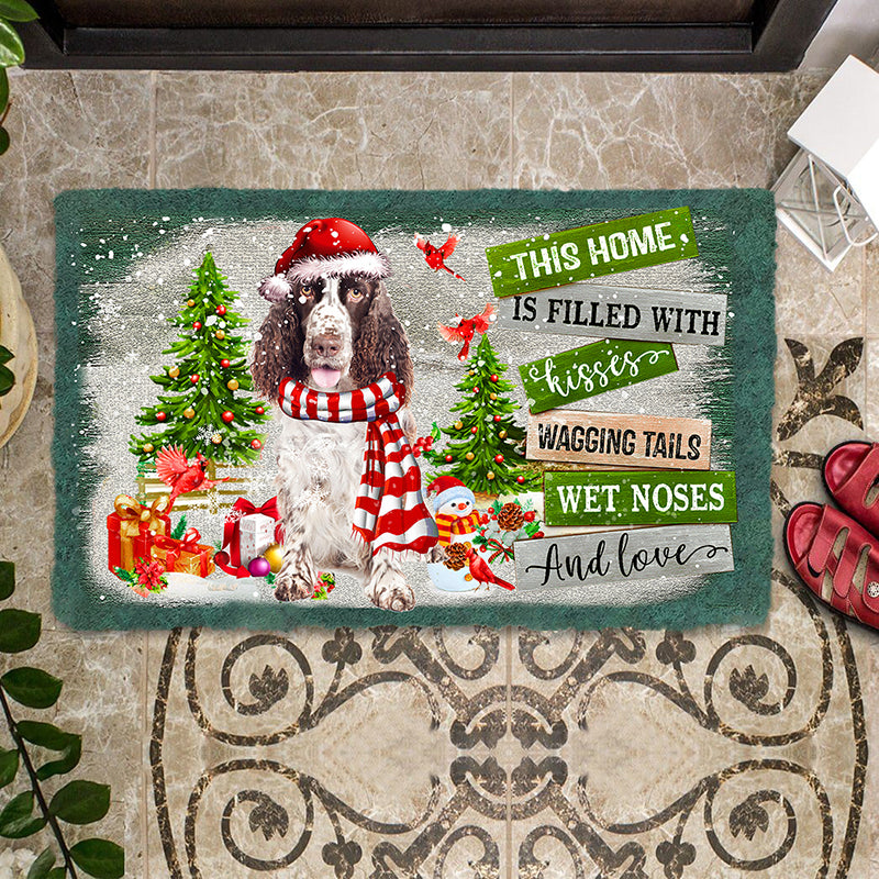 This Home Is Filled With Kisses/English Springer Spaniel Doormat