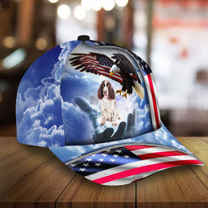 English Springer Spaniel Perfect One Nation Under God Cap For Patriots And Dog Lovers