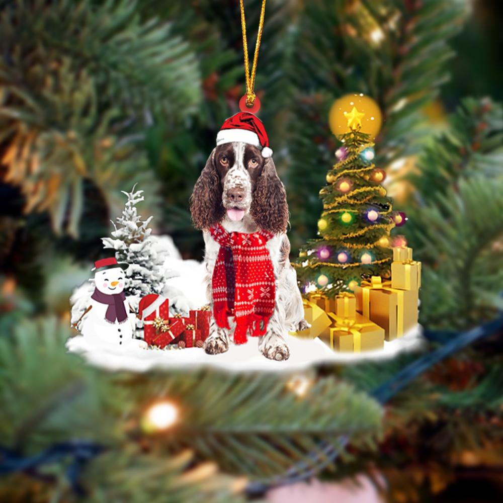 English Springer Spaniel Christmas Ornament