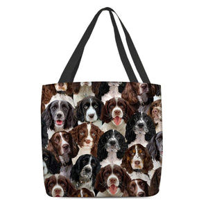 A Bunch Of Springer Spaniels Tote Bag