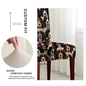 A Bunch Of English Springer Spaniels Chair Cover/Great Gift Idea For Dog Lovers