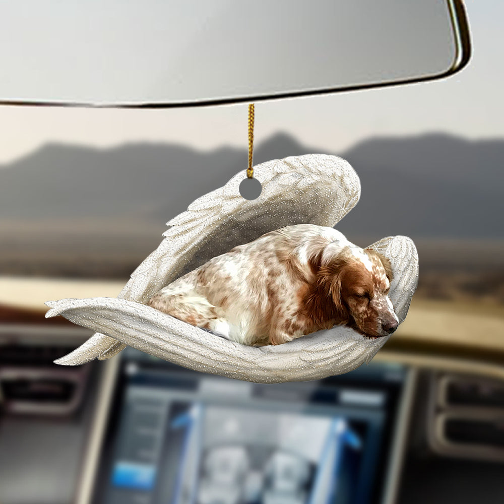 English setter Sleeping Angel Ornament Sleeping Angel Car Hanging Ornament