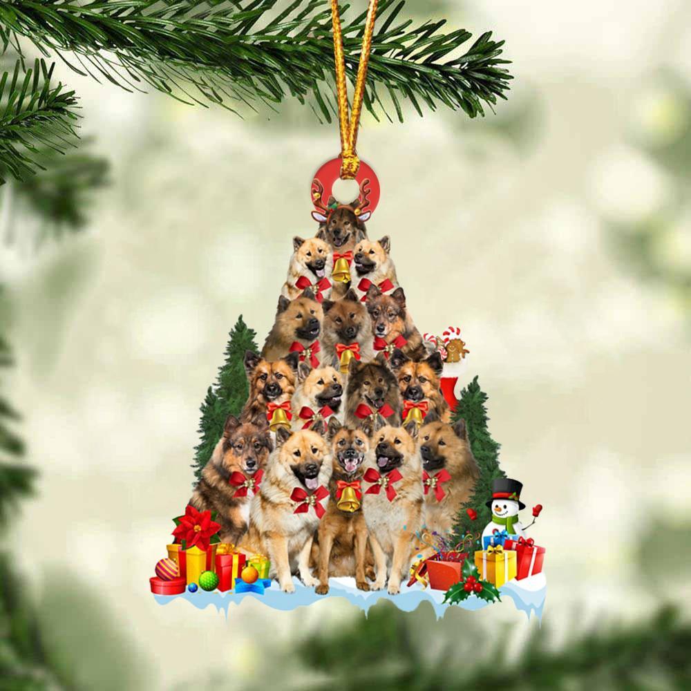 Eurasier-Dog Christmas Tree Ornament
