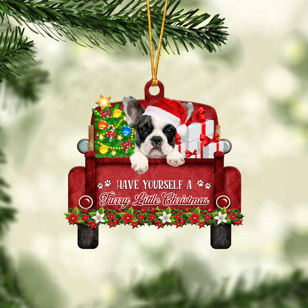 French Bulldog 02 Have Yourself A Furry Little Christmas Ornament