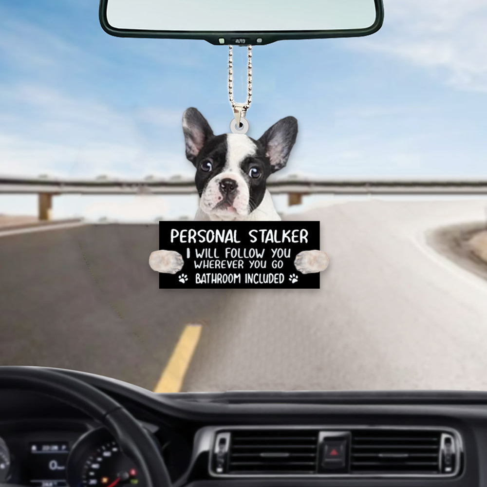 French Bulldog 03  Personal Stalker Car Hanging Ornament