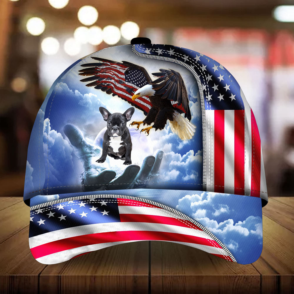 French Bulldog Perfect One Nation Under God Cap For Patriots And Dog Lovers