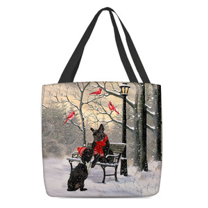 French BulldogHello Christmas/Winter/New Year Tote Bag