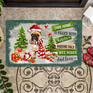 This Home Is Filled With Kisses/French Bulldog Doormat