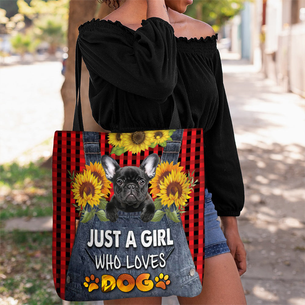 French Bulldog -Just A Girl Who Loves Dog Tote Bag