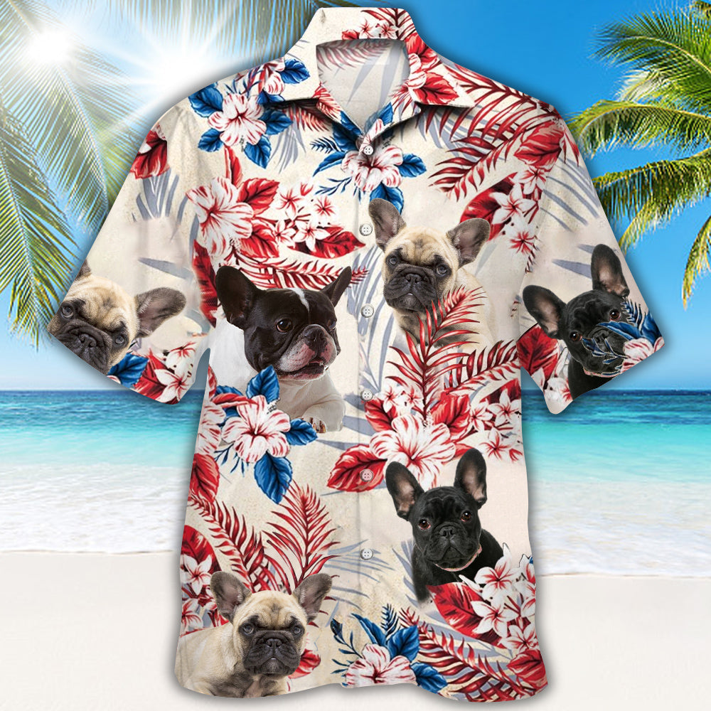 French bulldog Hawaiian Shirt