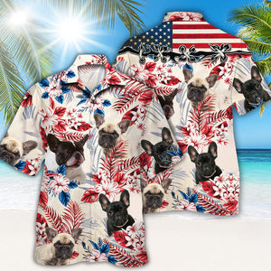 French bulldog Hawaiian Shirt