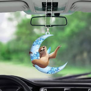 Sloth Angel From The Moon Car Hanging Ornament