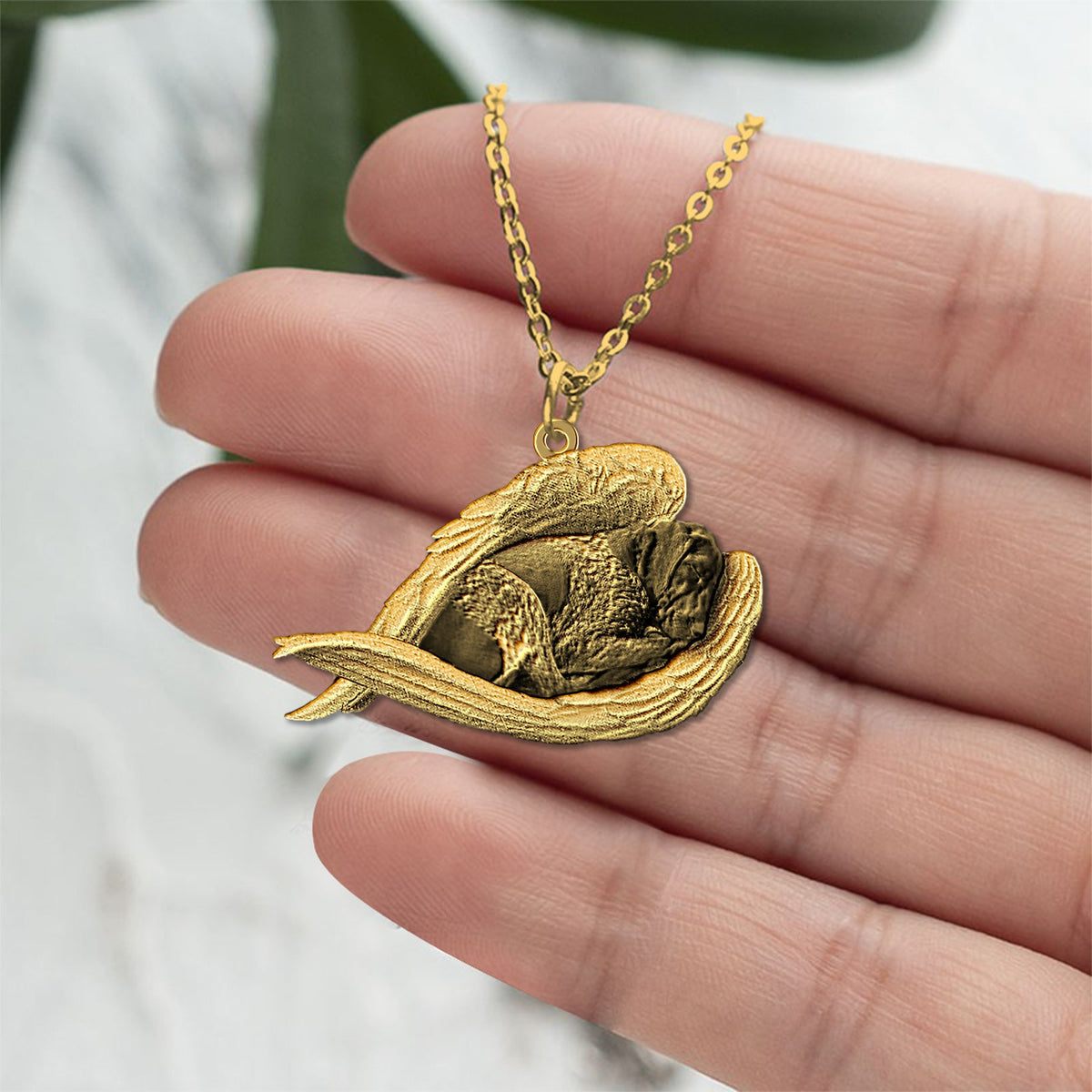 GSP Sleeping Angel Necklace
